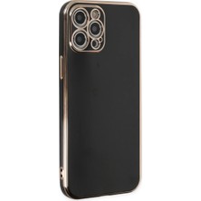 Apple iPhone 12 Pro Kılıf Volet Silikon - Siyah