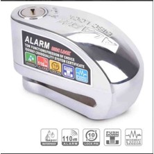 Disk Kilidi HSB-118 Krom 10MM Alarmlı (On-Off)