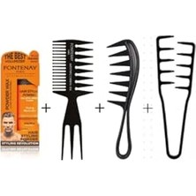 Orevio Saç Şekillendirici Toz Wax Ultra Strong Turuncu 20 G+Şekil Tarak X2+Mucizevi Tarak 4'lü Set