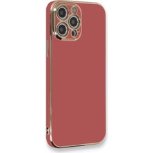 Apple iPhone 12 Pro Kılıf Volet Silikon - Kırmızı