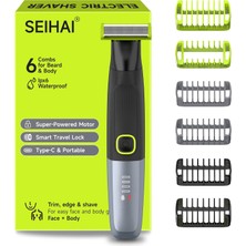 Seihai Seıhaı Sh-Intimrasierer Vücut Tıraş Makinesi "30° Skinsafe ile Daha Nazik Bakım"
