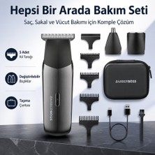 Barber Boss Barberboss Erkek Bakım Seti "80 Dakikaya Kadar Şarj Düşünmeden Kullanın"