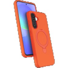 Samsung Galaxy A17 5g Regal Magsafe Standlı Kapak - Turuncu