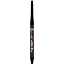 Orevio Waterproof 12H Retractable Eyeliner, Eyeliner, 10 Matte Brown