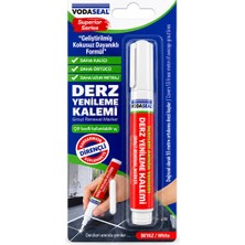 Go İthalat 10 Adet Beyaz / Süper Seri Derz Kalemi Su Bazlı - Kokusuz Yedek Uç (3791)