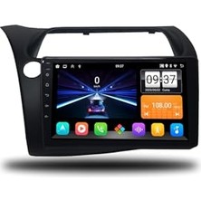Orevio Honda Civic Hb Euro (2007-2012) Uyumlu 9 Inç Android Multimedya Sistemi, Apple Carplay ve Android Auto, 4 GB