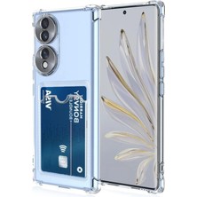 Teknomoda Honor 90 Kılıf Kartlıklı Anti Şok Korumalı Şeffaf Silikon