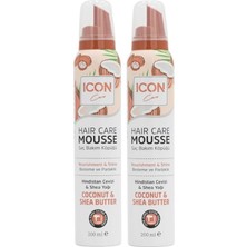 Orevio Saç Bakım Köpüğü, Coconut & Shea Butter, 2'li Set