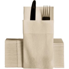 NapkinStore Kumbeji 40*40 1/8 Cepli Premium Kumaş Dokulu Peçete 50'li Kutu