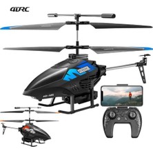 Orevio Oyuncak; 4K Kameralı Kumandalı Helikopter, 4ch Rc Helikopter, Hd Kamera, 2.4g Uzaktan Kumandalı, Telefon Kontrollü, 360° Hareket, Otomatik Engelden Kaçınma, Şarjlı Drone Helikopter, 14+ Yaş