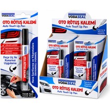 Marsilyan 12 Adet Metalik Siyah Oto Rötuş Kalem Fırça Uç 5ml (4887)