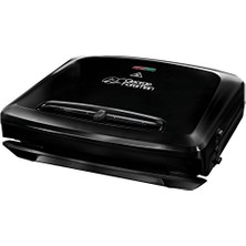 Orevio 24340-56 Fitness Temas Izgarası, Panini ve Sandviç Izgarası, 34,5 x 21 cm Izgara Yüzeyi, Siyah