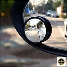 Prime Ssangyong Kyron 2005-2011 Universal Oto Yuvarlak Kör Nokta Aynası - Mini Yapışma Ikili Set