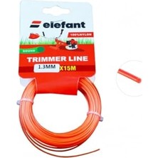 Orevio Tırpan Misinası Motorlu Tırpan Yuvarlak Misina 1,3 mm x 15 Metre