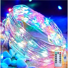 Prime 10 Metre Renkli 50LED Işıklar Işıkları 8 Mod Rgb Işıkları USB Çok Renkli Işık Dize Işıkları Tel Fonksiyonlu Süsleme Ince Telli Aydınlatmalı Şeri