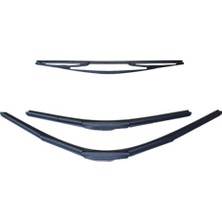 Orevio Nissan Primera Wagon P12 ile Uyumlu Ön ve Arka Cam Silecek Seti 2002-2008