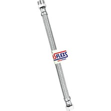 Orevio 3/8×3/8 Nipelli (Bütün Uzunluklar) Paslanmaz Çelik Flex Hortum Bağlantı Hortumu (30 Cm)