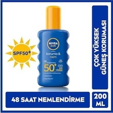 Orevio Koruma ve Nem Spf 50+ Leke Karşıtı Güneş Spreyi, 200 ml