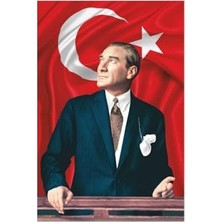Orevio Atatürk Resmi Raşel Kumaş 200X300CM.