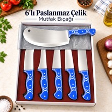 Mio Fiore 6'lı Paslanmaz Çelik Mutfak Bıçağı Seti