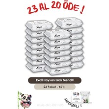 Orevio Petcare Evcil Hayvan Islak Havlusu 60'lı, 23 Al 20 Öde