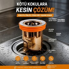 Akıllı Bayi Gider Kokusu ve Böcek Önleyici Gider Kapağı, Duş ve Lavabo Için Geri Akış Önleyici Plastik