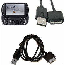 Pop Konsol PSP GO Şarj ve Data Kablosu PSP Kablo PSP GO USB Kablosu Data Aktarım PSP GO USB Kablo PSP Şarj