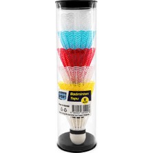 6pcs Renkli Badminton Topu BX40