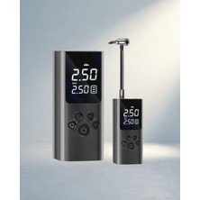 Meks Dijital Lastik Şişirme Pompası 12V USB Şarjlı Çok Amaçlı