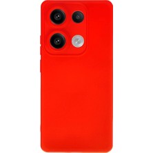 Xiaomi Redmi Note 13 Pro 4g Kılıf Nano Içi Kadife Silikon - Kırmızı