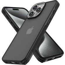 Apple iPhone 15 Pro Kılıf Elegant Kapak - Siyah