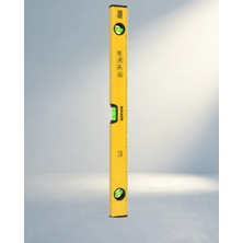 Meks Libella ile 600 mm Sarı Su Terazisi (Hassas Model)