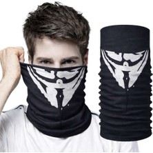 Birsence Vendetta Maskesi Desenli Baf Bandana? Çok Amaçlı Yüz Boyunluk Bandana 4 No