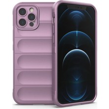Apple iPhone 12 Pro Kılıf Optimum Silikon - Mor