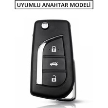 Prime Parça Deponuz (881) Yaris Avensis Silikon Anahtar Koruma Kılıfı Yeşil Corolla Auris ile Uyumlu