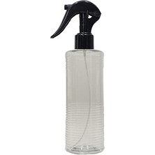 Orevio 1 Adet 400 ml Şeffaf Siyah Spreyli Pet Şişe