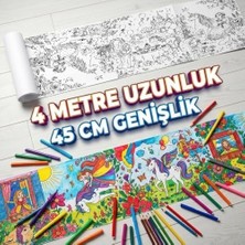 Prime Boyama Kağıdı Rulo 4 Metre Dev Boy ve Prenses 45 cm