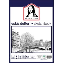 Orevio Eskiz Defteri A-3 Dokulu Kağıt Kara Kalem Çalışma Defteri 50 Yaprak 120 G 29,7X42 cm 1 Paket Südor