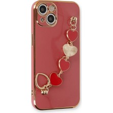 Apple iPhone 14 Kılıf Esila Silikon - Kırmızı