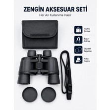 Meks 20X Büyütmeli Profesyonel Dürbün | Hd Optik Lens Taşıma Çantalı ve Boyun Askılı