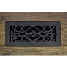 Prime AC408-BLK Viktorya Dönemi Zemin Tescili, 4 x 8, Dökme Demir Siyah
