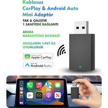 Pileli Store Kablosuz Android Auto/car Play USB Dongle Cihazı