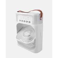 Meks Taşınabilir Mini Klima Fan 3’ü 1 Arada Soğutucu, Nemlendirici ve Gece Lambası