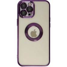 Apple iPhone 12 Pro Kılıf Slot Silikon - Mor