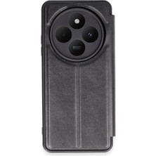 Xiaomi Redmi 14C Kılıf Flip Cover - Siyah