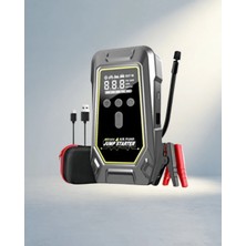 Meks Çok Fonksiyonlu Akü Takviye ve Lastik Şişirme Cihazı 16000 Mah