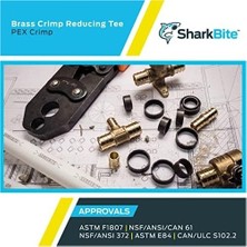 UC412LFA10 3/10,2 cm x 3/10,2 cm x 1/5,1 cm Pirinç Pex Azaltır Çay 10 Paket