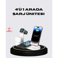 Birsence Kablosuz Şarj Istasyonu 4 Cihaz Destekli ve Hızlı Şarjlı