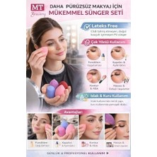 Makyaj Süngeri Seti, Göz Farı Uygulama Çubuğu 10’lu, Latex, Beauty Süngerleri, Çift Taraflı Aplikatör Seti, Profesyonel Makyaj Araçları, Fondöten, Kap