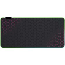 Prime Onezero ZR1002 80X30CM Rgb Kırmızı Petek Desenli Ouse Pad